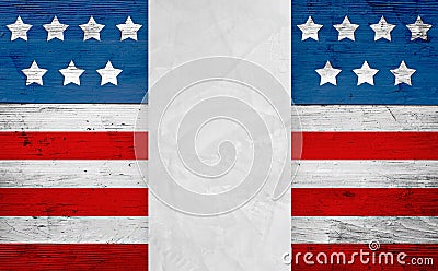 United states flag patriotic background Stock Photo