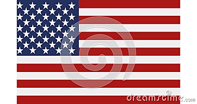 United States flag Vector Illustration