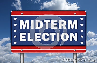 United States midterm election Stock Photo