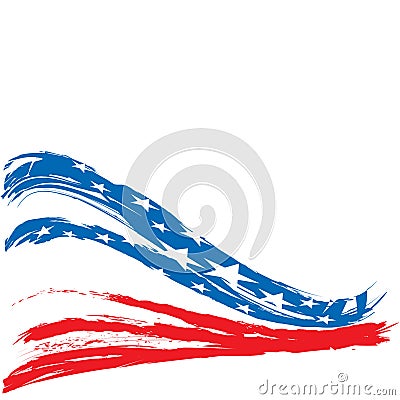 United States patriotic background design Stock Photo