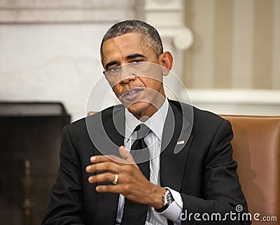 United States President Barack Obama Editorial Stock Photo