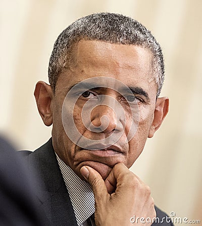 United States President Barack Obama Editorial Stock Photo