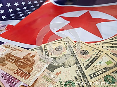 The United States President stated in a policy statement that he will meet with North Korean leaders at Hanoi,Vietnam. Stock Photo