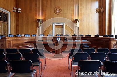 United States Senate Committee Hearing Room Editorial Stock Photo