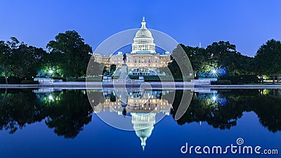 The United Statues Capitol Building. Stock Photo