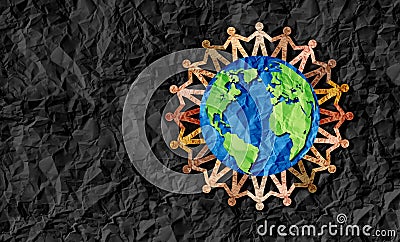 United World Community Stock Photo