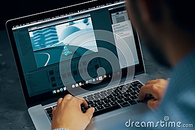 Unity game engine software Editorial Stock Photo