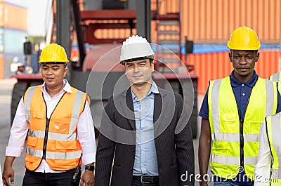 Unity and success Group training Happiness and Teamwork concept Stock Photo
