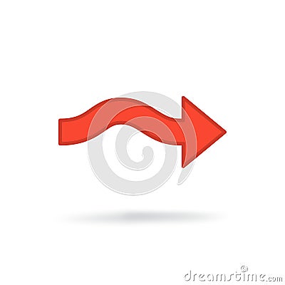 Universal arrow icon Vector Illustration