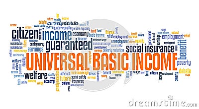 Universal basic income Stock Photo