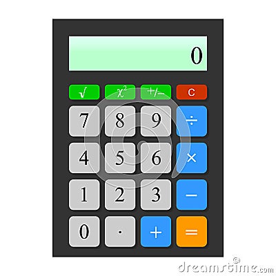 Universal calculator Vector Illustration