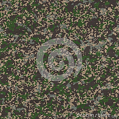 Universal Camouflage Pattern. Seamless Texture. Stock Photo