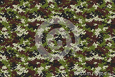 Universal Camouflage Pattern Vector Graphic Vector Illustration