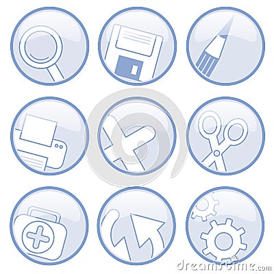 Universal Icons Stock Photo