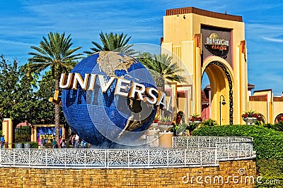 The Universal Studios Globe In Orlando Florida Editorial Stock Photo