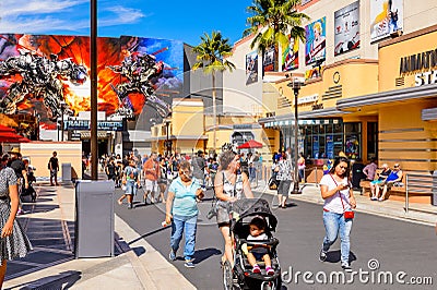 Universal Studios Hollywood Park, Los Angeles, USA Editorial Stock Photo