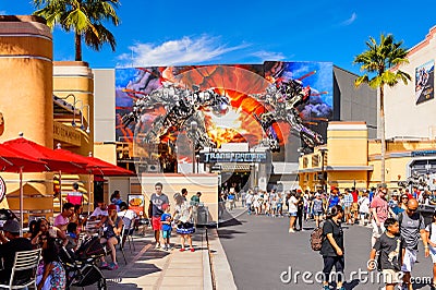 Universal Studios Hollywood Park, Los Angeles, USA Editorial Stock Photo