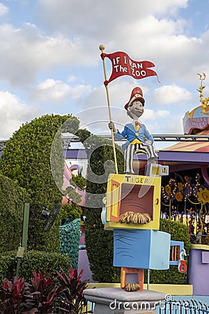 Universal Studios, If I Ran The Zoo, Travel Editorial Stock Photo