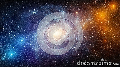 Universe filled with stars, nebula and galaxy. Elements of this Stock Photo