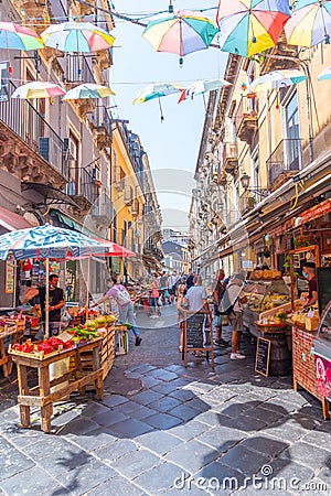 Universita degli studi di catania building in Sicily, Italy Editorial Stock Photo