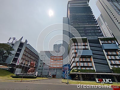 Universitas Ciputra & x28;Ciputra University& x29; Surabaya Front Building Outdoor street view June 2023 Editorial Stock Photo