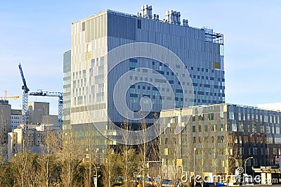 Universite de Montreal's Hospital Center Editorial Stock Photo