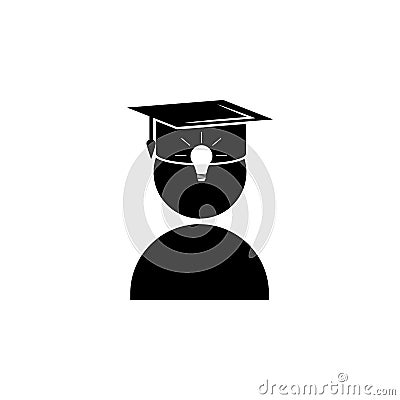 University avatar. Education icon. Vector graduation Icon. Vector Illustration