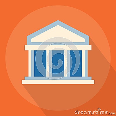 University or bank Vector Illustration