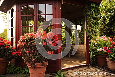 The University Botanical Garden (Botanisk hage) at Oslo, Norway cape the Stock Photo