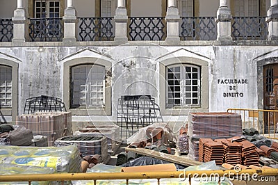 University of Coimbra Portugal Editorial Stock Photo