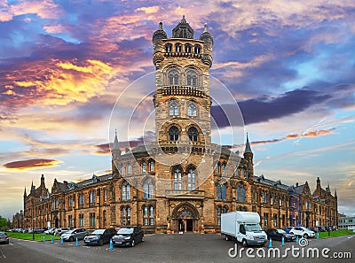 University of Glasgow - Scotland, UK Editorial Stock Photo