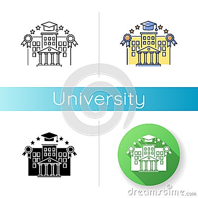 University icon Vector Illustration