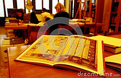 University library Stock Photo