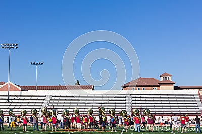 University of Southern California Musicians Editorial Stock Photo