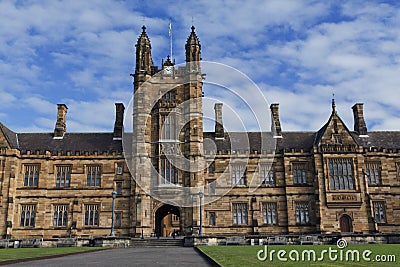 The University of Sydney, the Main Quadrangle Stock Photo