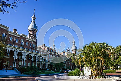University of Tampa with moorish towers architecture Editorial Stock Photo