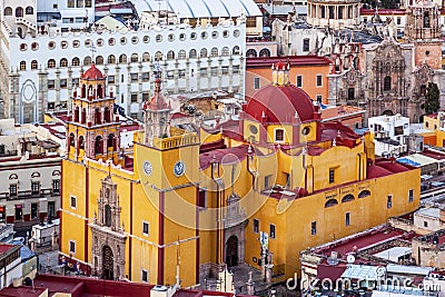 University Temple Companiia Our Lady Basilica Guanajuato Mexico Editorial Stock Photo