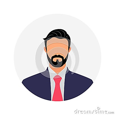 Unknown Male Avatar Profile Image, Businessman Vector Vector Illustration