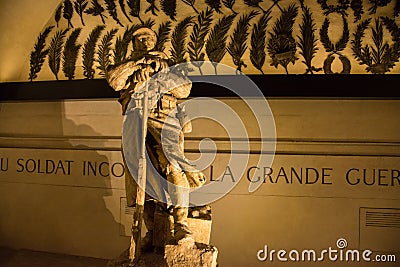 Unknown soldier Editorial Stock Photo