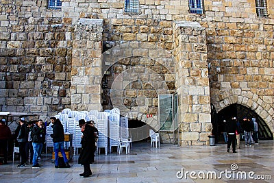 Colors of Jerusalem in Israel Editorial Stock Photo