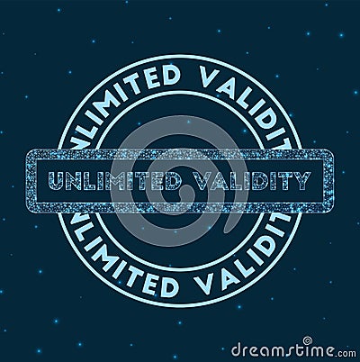 Unlimited validity. Vector Illustration