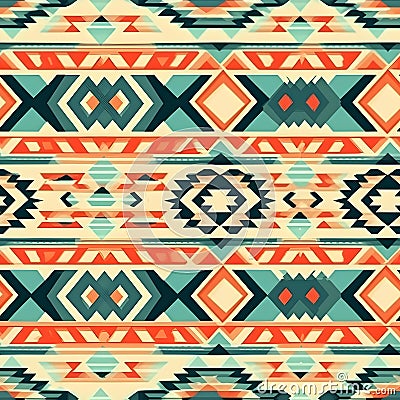 Unlock creativity with seamless aztec patterns Stock Photo