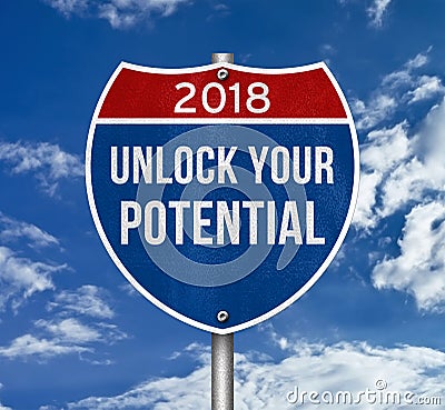 Unlock your potential Stock Photo