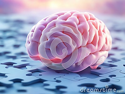 Unlocking Cognitive Potential A Visual Exploration of the Brain Neural Networks and Cognitive Development Through Engaging Stock Photo