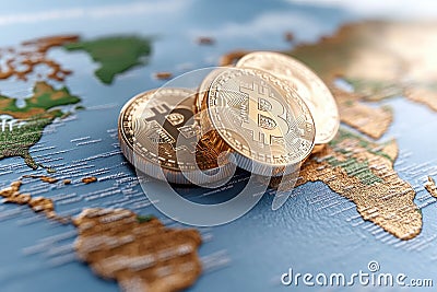 Unlocking Cryptocurrency Market Potential with Big Data Analytics, AI-Powered Financial Forecasting, and Ultra-Secure Blockchain Stock Photo