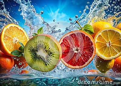 Unlocking Culinary Secrets Osmosis and Reverse Osmosis Explained Visually A Deep Dive into Waters Role in Food Science Cartoon Illustration