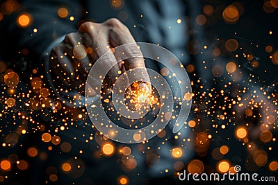 Unlocking innovation and growth the global network structure in business and web development Stock Photo