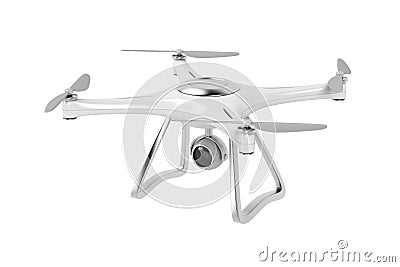 Unmanned aerial vehicle drone Stock Photo