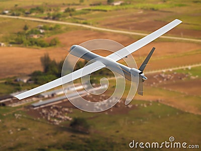 Unmanned aerial vehicle Stock Photo