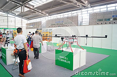 Unmanned aircraft exhibition sales Editorial Stock Photo